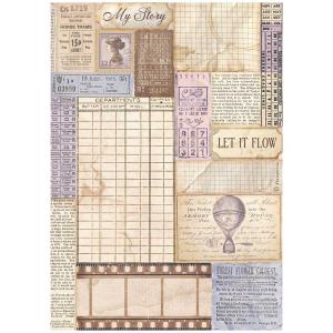 Stamperia Quiet Days Collection - A4 Rice Paper - Vintage Photography [DFSA41071]
